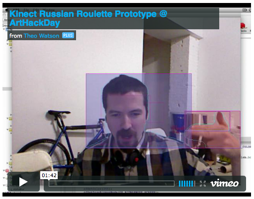 Kinect Russian Roulette